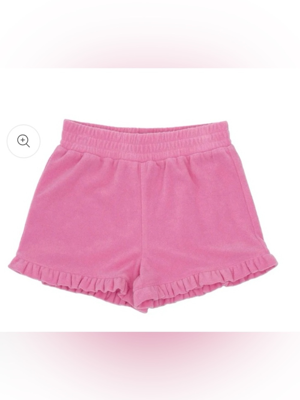 Feather 4 Arrow NWOT Girls Spring Break Pink Carnation Terry Short 6-7